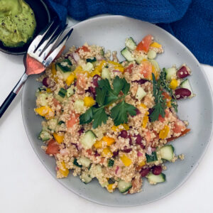 Chipotle Quinoa and Red Kidney Bean Salad